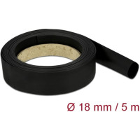 Delock Heat Shrink Tube 5 m x 18 mm black