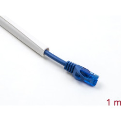 Delock Cable Duct Mini self-closing self-adhesive 15 x 11 mm - length 1 m white