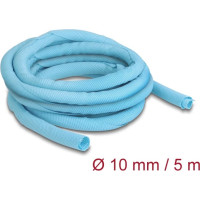 Delock Woven Sleeve self-closing heat-resistant 5 m x 10 mm blue