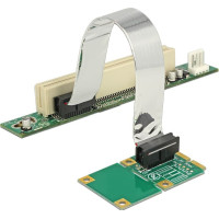 Delock Riser Card Mini PCI Express  PCI 32 Bit  5 V left insertion
