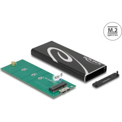 Delock External Enclosure SuperSpeed USB for M.2 SATA SSD Key B