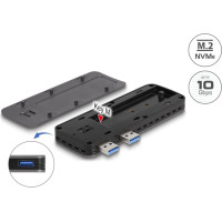 Delock USB 3.2 Gen 2 Enclosure for PlayStation®5 with M.2 NVMe Slot - tool free