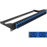 Delock 19″ Fibre Patch Panel 24 port SC Duplex blue