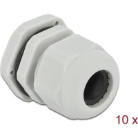 Delock Cable Gland PG16 10 pieces grey