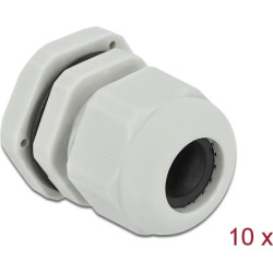 Delock Cable Gland PG16 10 pieces grey