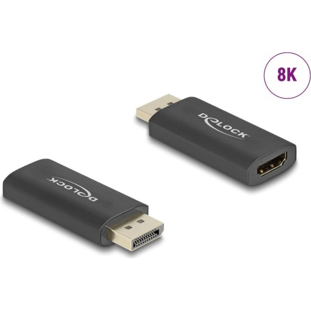 Delock Active DisplayPort 1.4 to HDMI Adapter 8K with HDR function