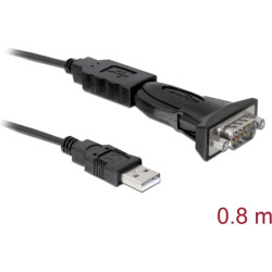 Delock Adapter USB 2.0 Type-A to 1 x Serial RS-232 DB9