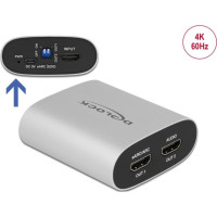 Delock HDMI HD Audio Extractor 4K 60 Hz to HDMI with eARC