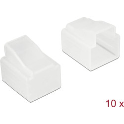 Delock Dust Cover for RJ11 plug 10 pieces transparent