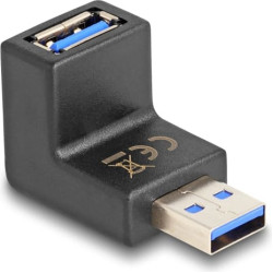 Delock Adapter USB 3.0 male-female angled 270° vertical