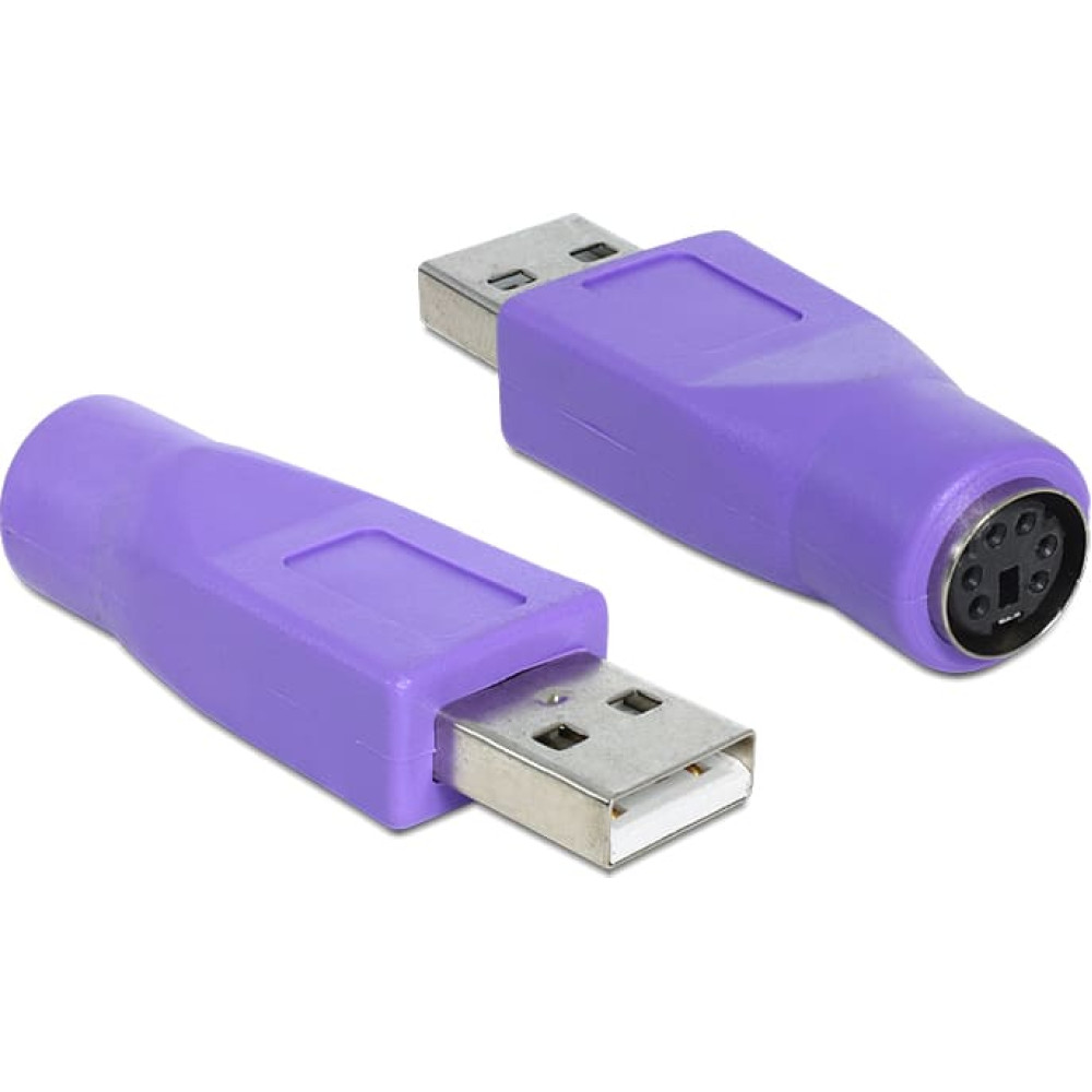 Delock Adapter USB Type-A male > PS/2 female