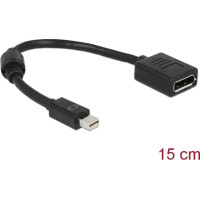 Delock Adapter mini DisplayPort male to DisplayPort female 8K black