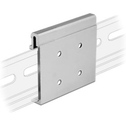 Delock Aluminium Mounting Clip for DIN Rail