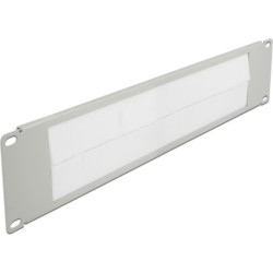Delock 19″ Cable Management Brush Strip 2U grey