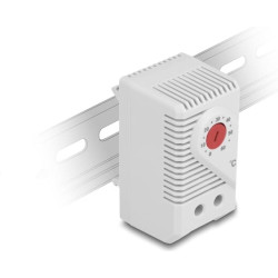 Delock Thermostat with normally closed contact for DIN rail