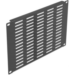 Delock 10″ Network Cabinet Panel with ventilation slots horizontal 4U black