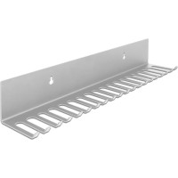 Delock Cable holder 318 x 65 mm for wall mounting grey