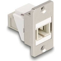 Delock Panel Mount Keystone Module Optical Fiber SC Simplex female to female conical
