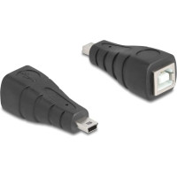 Delock USB 2.0 Adapter Mini USB 5 pin male to USB Type-B female