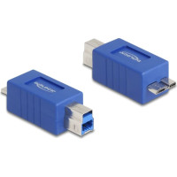 Delock USB 5 Gbps Adapter USB Type-B male to USB Micro-B male (crossed)