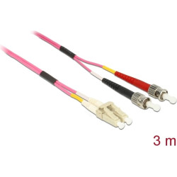 Delock Cable Optical Fiber LC  ST Multimode OM4 3 m