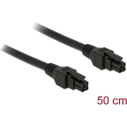 Delock Micro Fit 3.0 Cable 4 pin male > male 50 cm