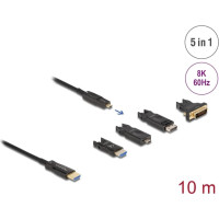 Delock Active Optical 5 in 1 HDMI Cable 8K 60 Hz 10 m