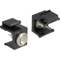 Delock Keystone Push-button black