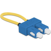 Delock Optical Fiber loopback Adapter SC / UPC singlemode blue