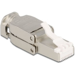 Delock RJ45 plug Cat.6A STP toolfree