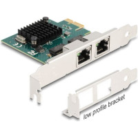 Delock PCI Express x1 Card to 2 x RJ45 Gigabit LAN BCM