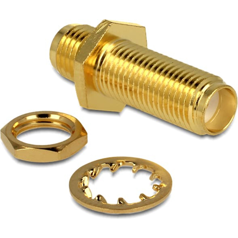 Delock Adapter SMA jack to SMA jack