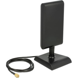 Delock LTE Antenna SMA plug 2 - 4 dBi omnidirectional with magnetic base and connection cable (ULA 100, 1 m) black