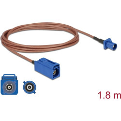 Delock Antenna Cable FAKRA C jack > FAKRA C plug RG-316 1.8 m