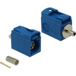 Delock FAKRA C jack 21 mm (short) for crimping