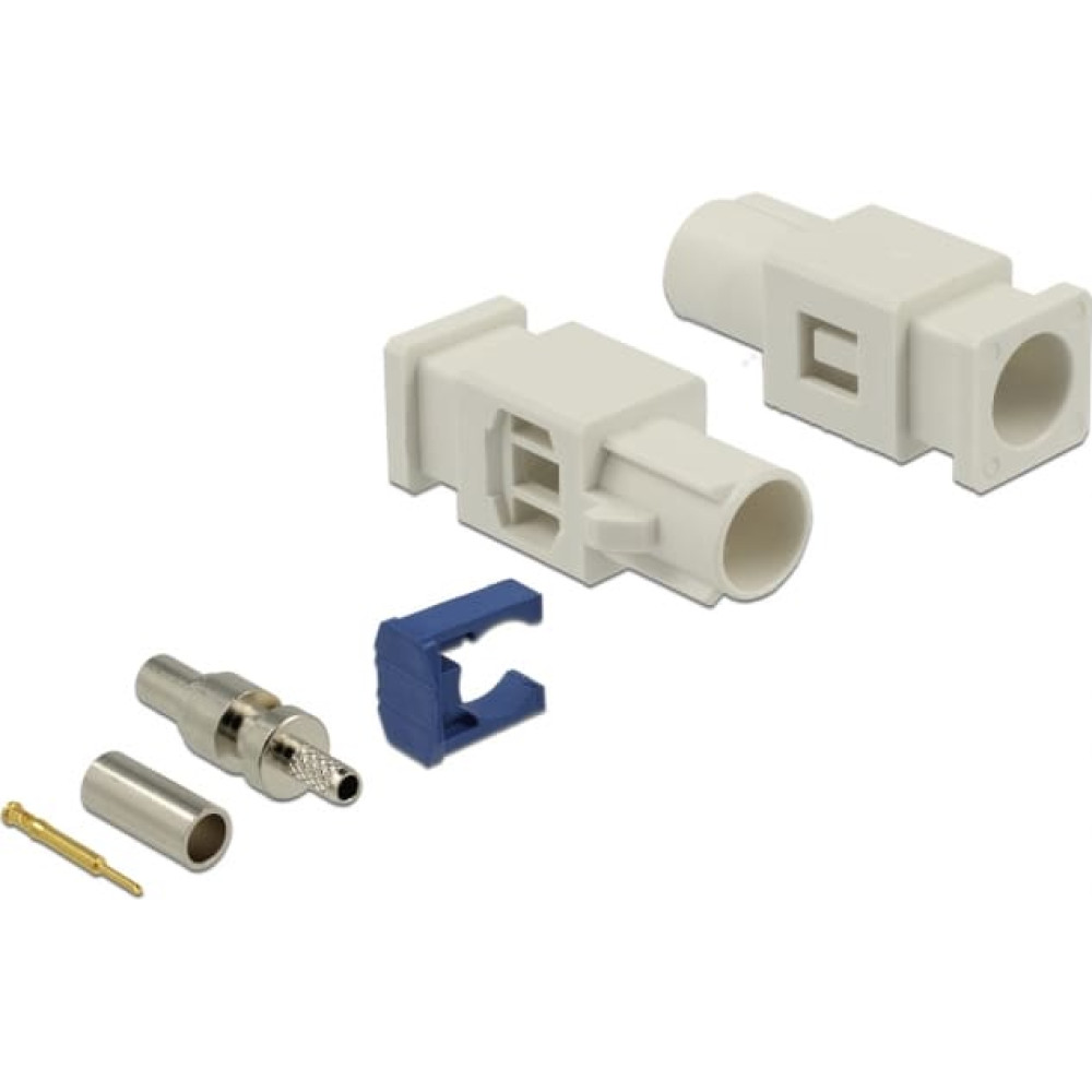 Delock FAKRA B plug spring pin for crimping