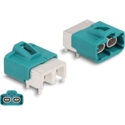 Delock HDMTD double plug angled for PCB