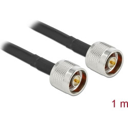 Delock Antenna Cable N plug to N plug LMR/CFD300 1 m low loss