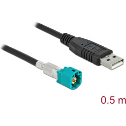 Delock Cable HSD Z male to USB 2.0 Type-A male 0.5 m