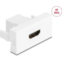 Delock Easy 45 Module HDMI female to HDMI female 4K 60Hz white