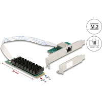 Delock M.2 Key B+M 1 x RJ45 10 Gigabit LAN Network Card