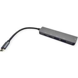 Value Dockingstation Type C, 1x HDMI 4K60, 2xA USB3.2Gen1, 1xC USB3.2Gen1, 1x PD (Power Delivery)