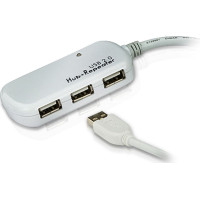 Aten UE2120H USB Extender 4 Port Hub, grau, 12 m