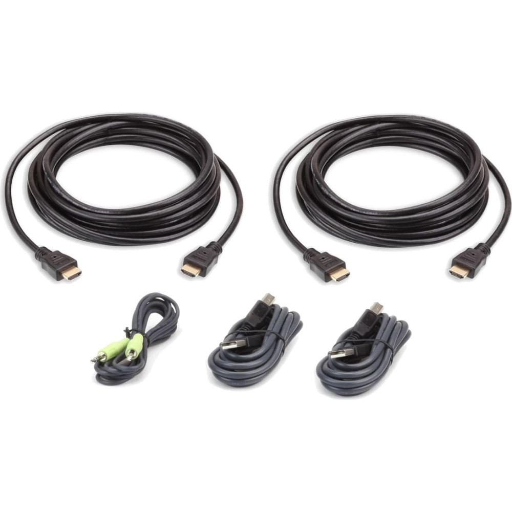 Aten 2L-7D03UHX5 USB HDMI Dual Display Secure KVM Kabel Set