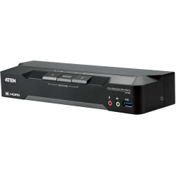 Aten CM1942 2-Port 4K DisplayPort Dual Display Mini-Matrix Boundless KVM Switch