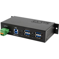 Exsys EX-1185HMVS-2 4-Port Metall USB 3.2 Gen1 mit 15KV ESD Überspannungs-Schutz