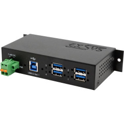 Exsys EX-1185HMVS-2 4-Port Metall USB 3.2 Gen1 mit 15KV ESD Überspannungs-Schutz