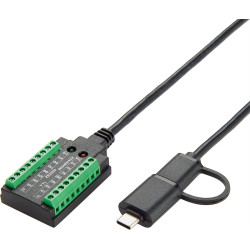Exsys EX-13003 USB 2.0 zu 1 x Seriell RS-232/422/485 und TTL Kabel mit 18-Pin Terminal Block