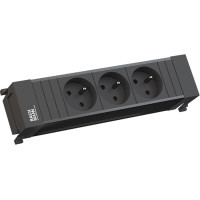 Bachmann POWER FRAME 3xUTE short plastic profile black