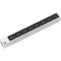 Bachmann 19" socket strip, 8x C19 socket, C20 plug